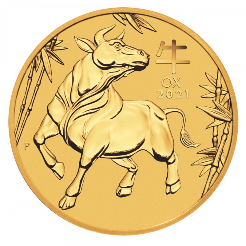 1/2 Oz 2021 Australian OX Gold Coin