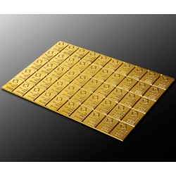 50 x 1 Gram Valcambi Gold Combibar