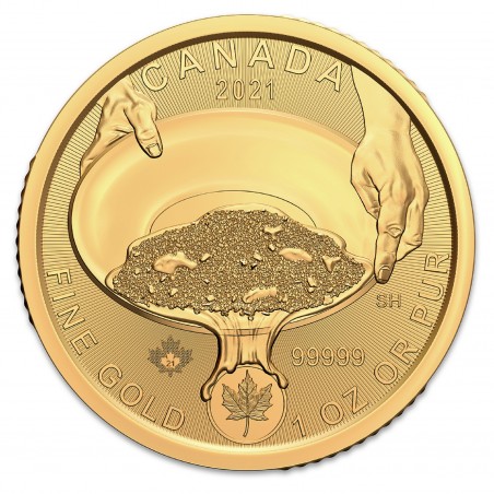 1 Oz Klondike Gold Rush 2021 Gold Coin