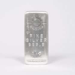 1 Kg KCM Fine Silver Bar 999.9