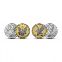 Set of 2 American Eagle Exclusive Silver Coins