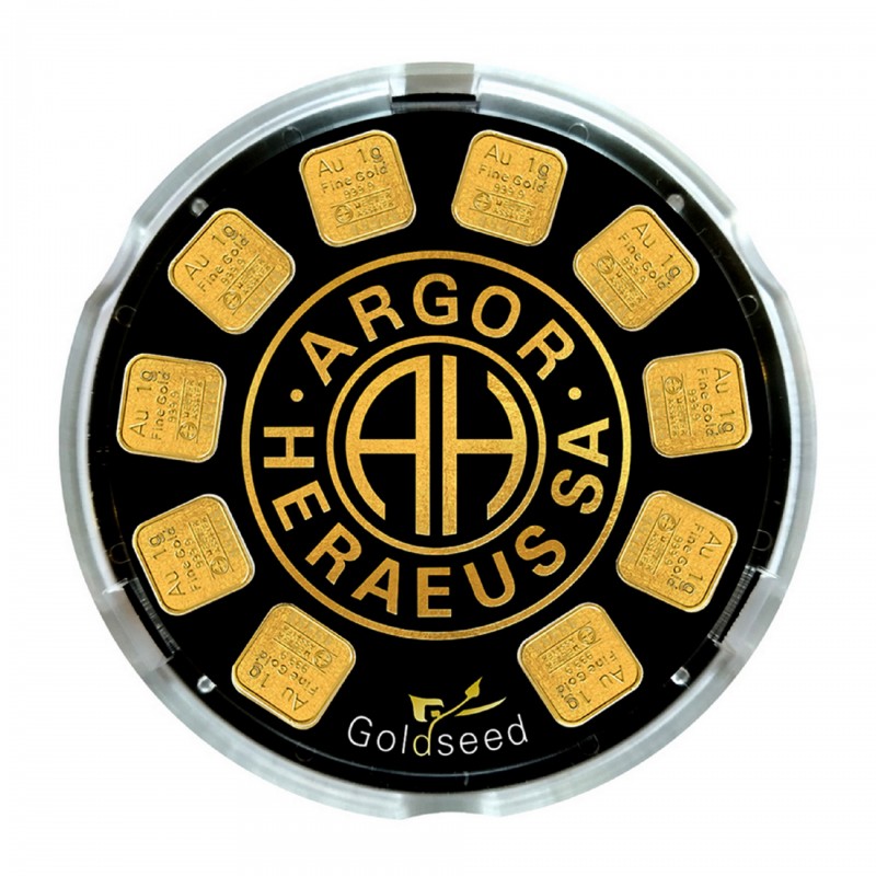10 Grams Argor-Heraeus Gold Seed
