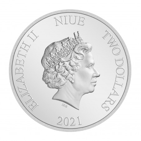 1 Oz Hawksbill Turtle 2021 Silver Coin