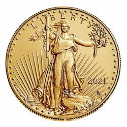 1 Oz American Eagle 2021 Type 2 Gold Coin