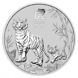 1 Oz Lunar Tiger 2022 Silver Coin
