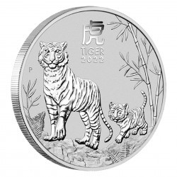 1 Oz Lunar Tiger 2022 Silver Coin