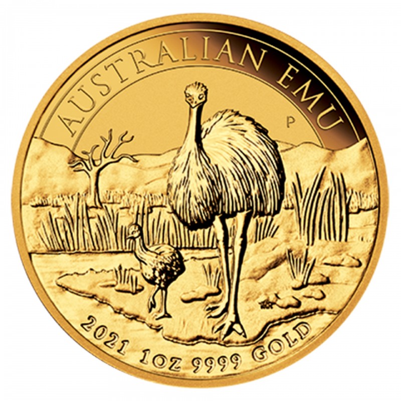 1 Oz Emu 2021 Gold Coin