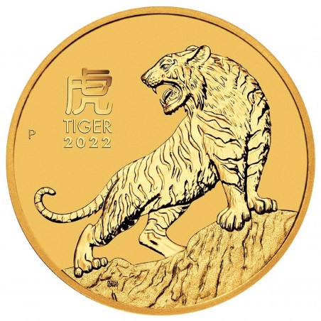 1/4 Oz Year Of The Tiger 2022 Gold Coin