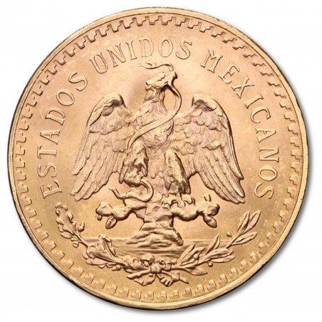 50 Mexican Pesos 1821-1947 Gold Coin