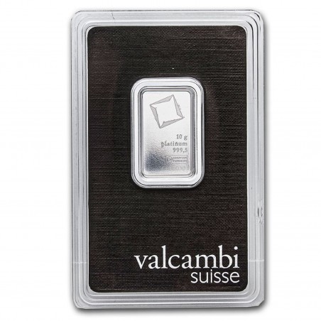 10 Grams Valcambi Platinum Bar