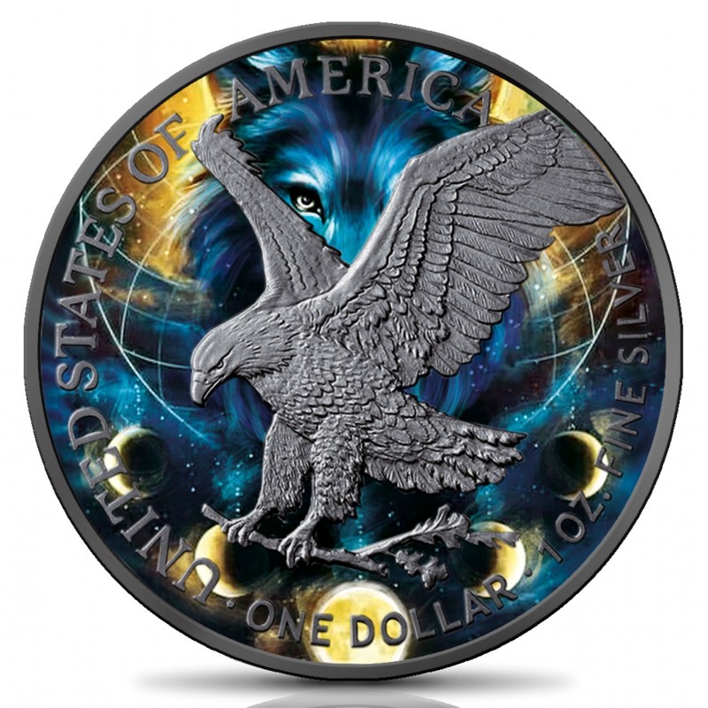 1 Oz Wolf American Eagle Silbermünze
