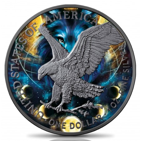 1 Oz Wolf American Eagle Silver Coin