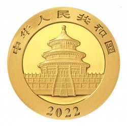 15 Grams Chinese Panda 2022 Gold Coin