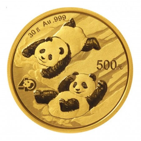 30 Grams Chinese Panda 2022 Gold Coin