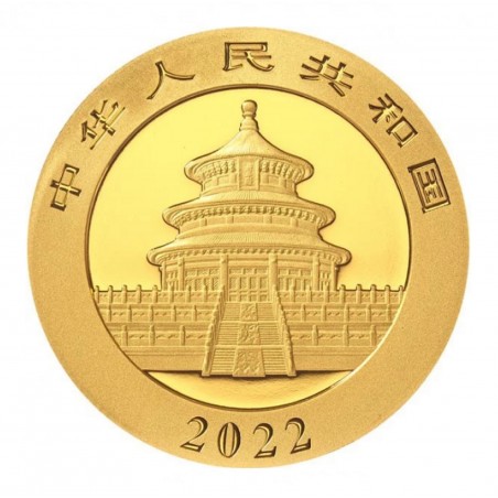 30 Grams Chinese Panda 2022 Gold Coin