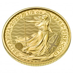 1/2 Oz Britannia 2022 Gold Coin