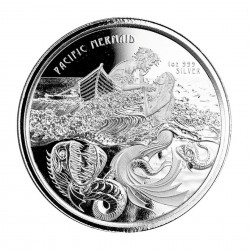 1 Oz Pacific Mermaid 2021 Silver Coin