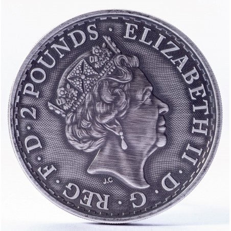 Antique Finsih 1 Oz Britannia 2022 Silver Coin