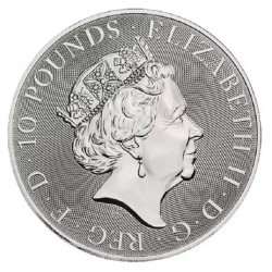 10 Oz 2022 White Greyhound Silver Coin