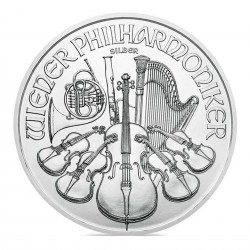 2022 20 x 1 Oz Vienna Philharmonic Silver Tube