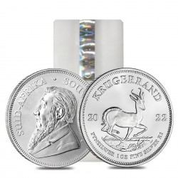 PRE-SALE 2022 Tube of 25 x 1 Oz Krugerrand Silver Coins 09/12