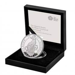1 Oz 2021 White Greyhound Silver PROOF Coin