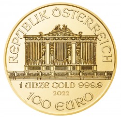5 x 1 Oz Vienna Philharmonic 2022 Gold Bundle VIP Lounge