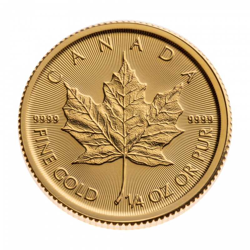 1/4 Oz Maple Leaf 2022 Gold Coin