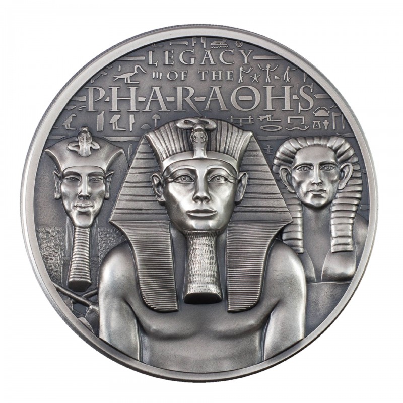 3 Oz Legacy of the Pharaohs 2022 Silver Coins