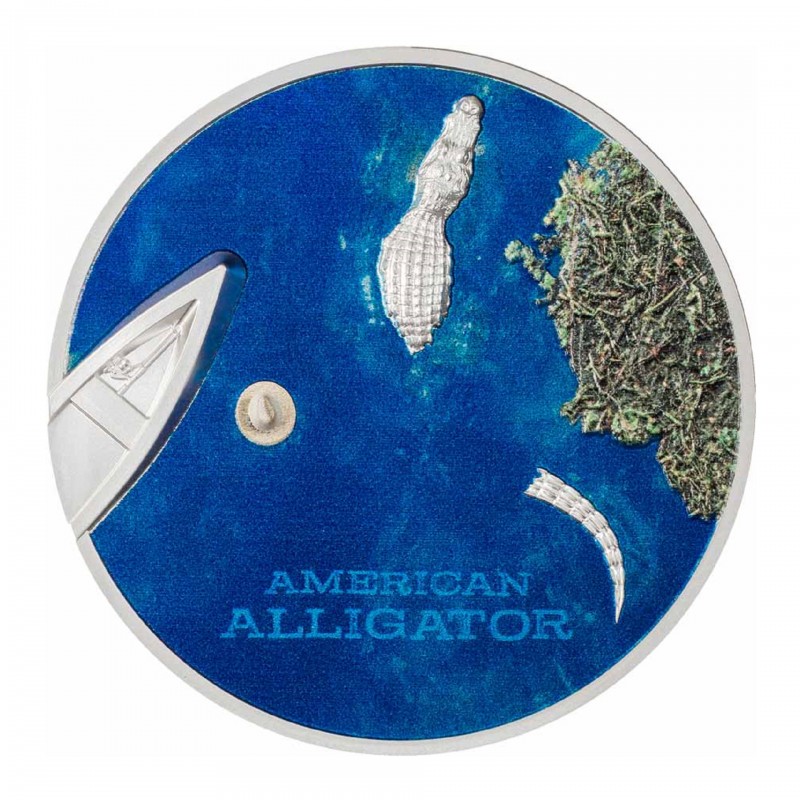 1 Oz American Alligator 2022 Silver Coin
