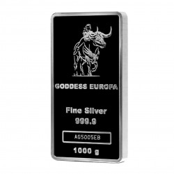 1 Kg Goddess Europa 2022 Silver Coin Bar