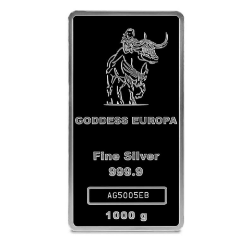 PRE-SALE 1 Kg Goddess Europa 2023 Silver Coin Bar 20/03