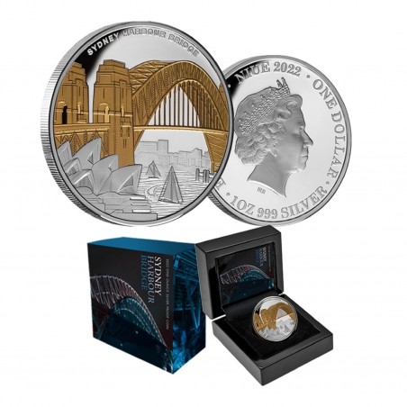 1 Oz Sydney Harbour Bridge 2022 Silver Coin