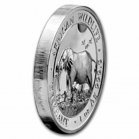 1 Oz Elephant High Relief 2022 Silver Coin