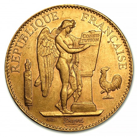 20 Franks Genius Angel Gold Coin