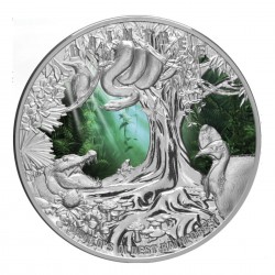 5 Oz Daintree Rainforest 2022 Silver Coin
