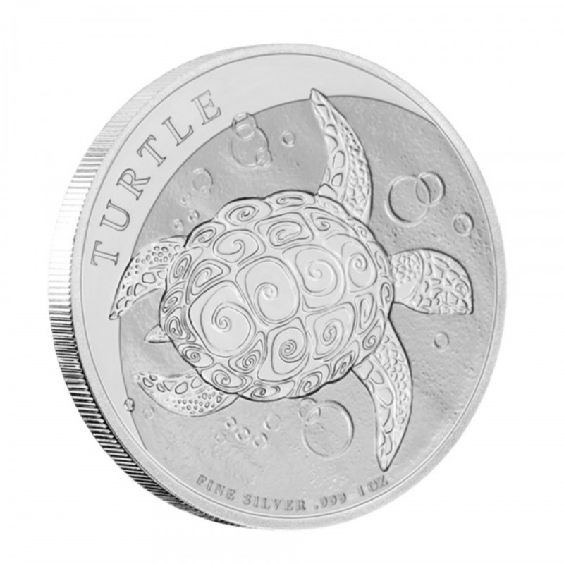 1 Oz Turtle 2022 Silver Coin