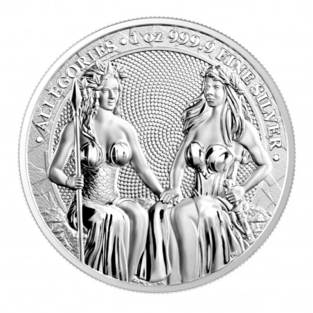 1 Oz Austria and Germania 2021 Silver Coin