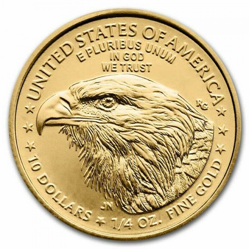 1/4 Oz American Eagle 2022 Type 2 Gold Coin