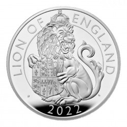 5 Oz Lion Of England 2022 Silver Coin
