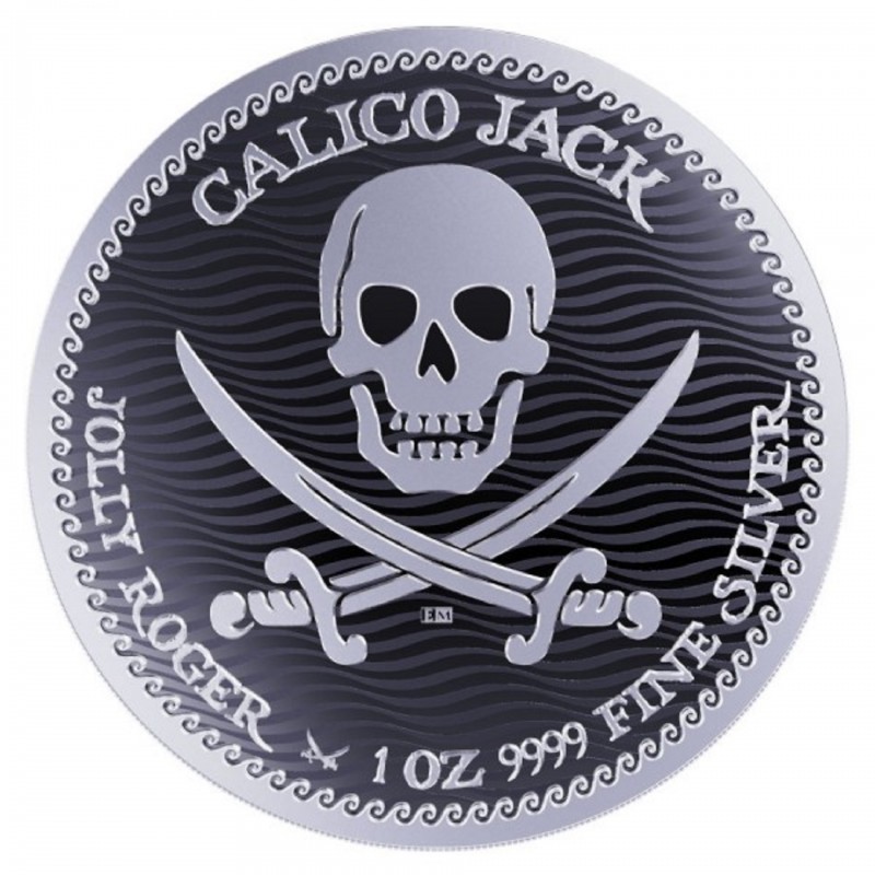 1 Oz Calico Jack 2022 Niue Silver Coin