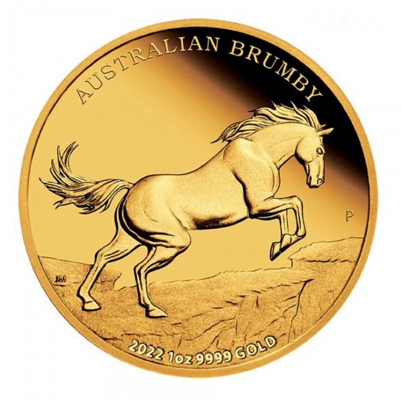 1 Oz Brumby Proof 2022 Gold Coin
