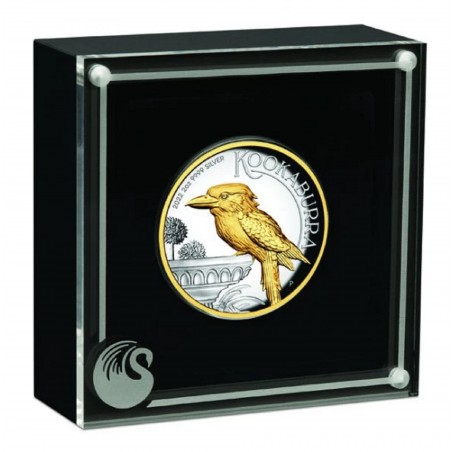 2 Oz Plated Kookaburra 2022 Silver Coin