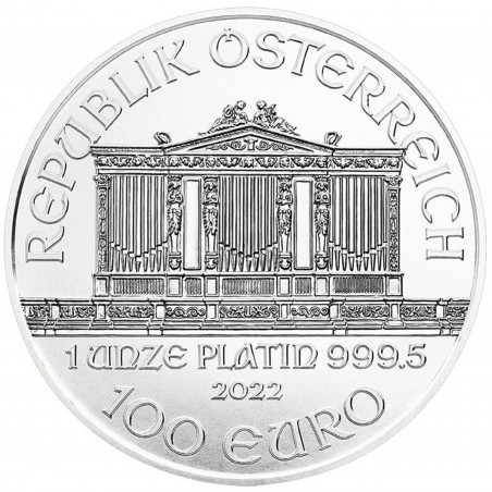1 Oz Vienna Philharmonic 2022 Platinum Coin