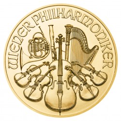 1/10 Oz Vienna Philharmonic 2022 Gold Coin