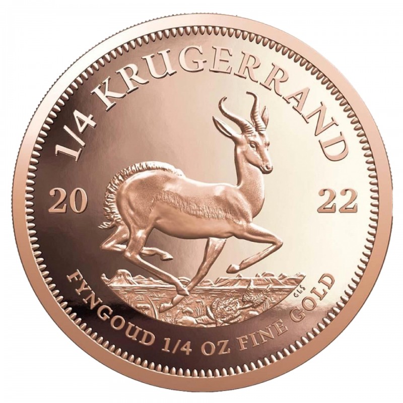 1/4 Oz Krugerrand 2022 Gold Coin
