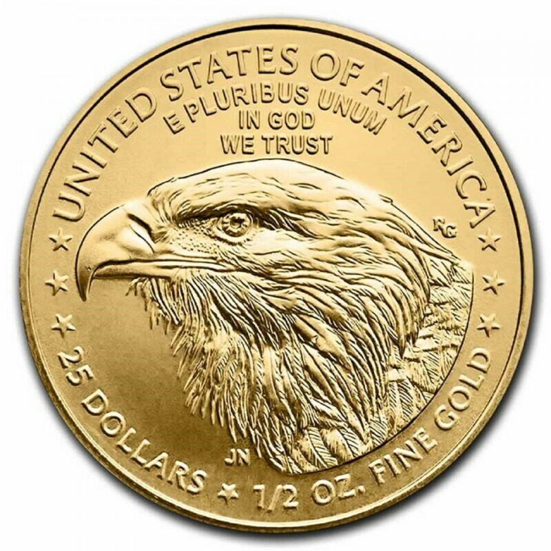 1/2 Oz American Eagle 2022 Gold Coin