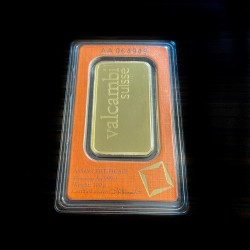 PRE-OWNED 100 Grams Valcambi Gold Bar