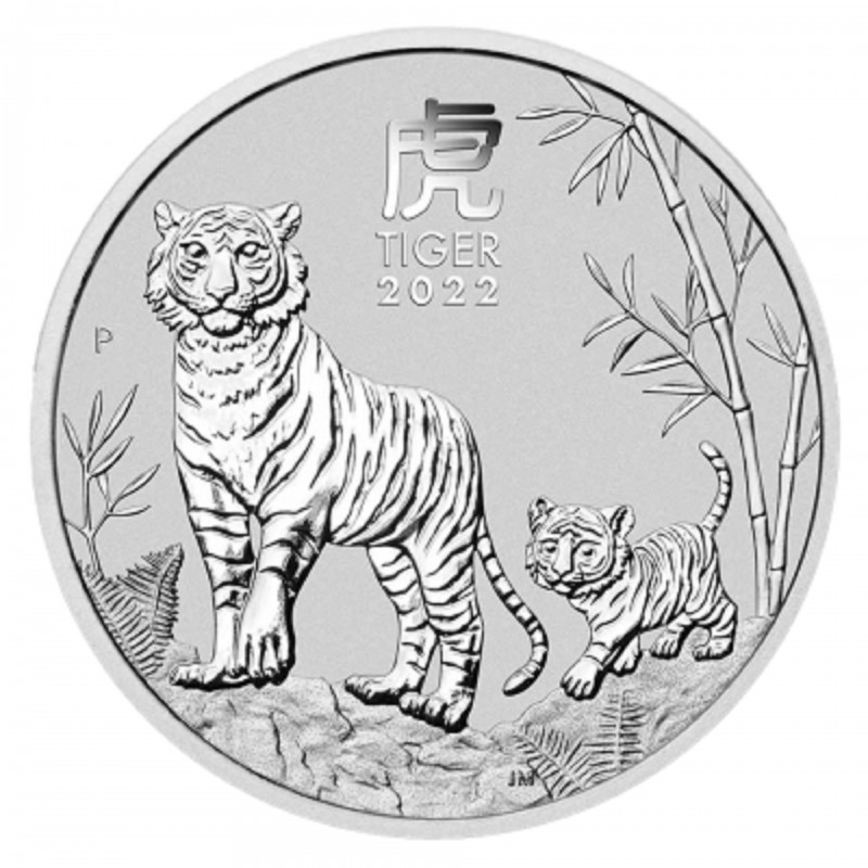 1 Kilo Lunar Tiger 2022 Silbermünze