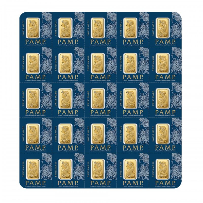 25 Gram Multigram PAMP Gold Bar